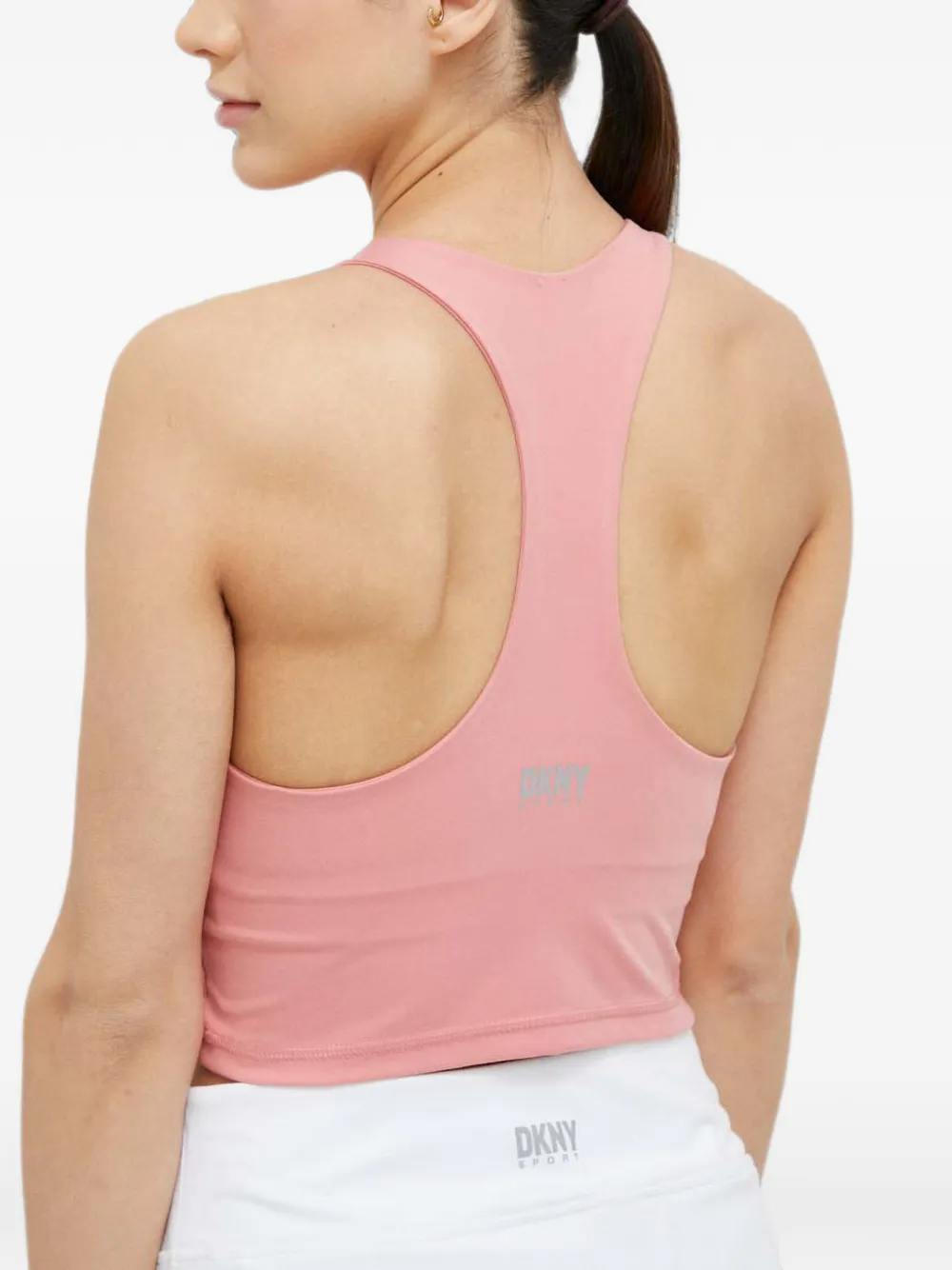 DKNY Cropped haltertop Roze