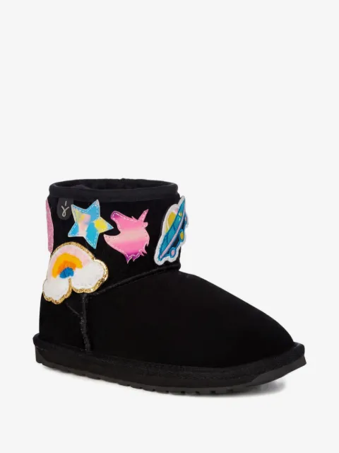 Emu Kids Wallabi Mini appliqué boots