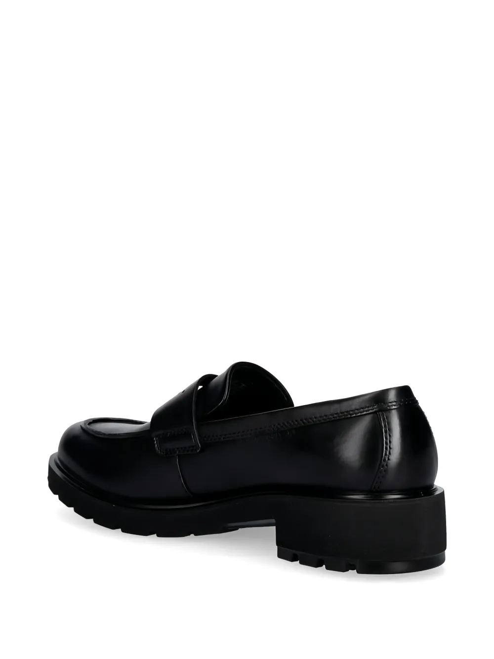  Ecco Mocasines Penny Con Tira - Negro 