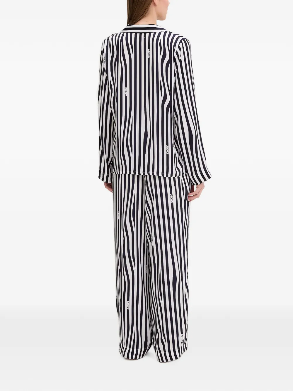 DKNY striped pyjama Blauw