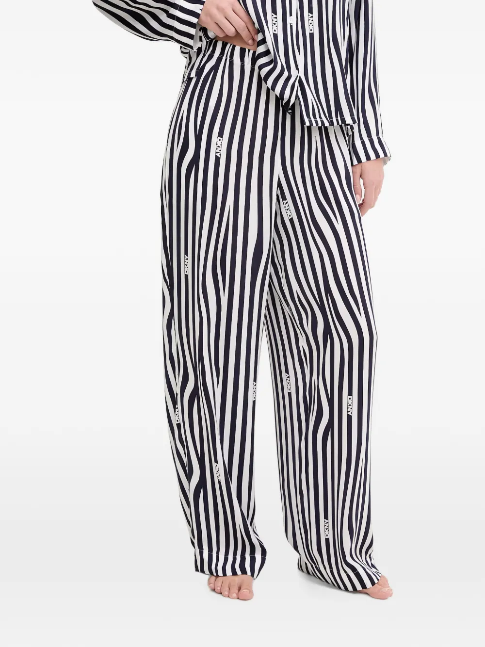 DKNY striped pyjama Blauw