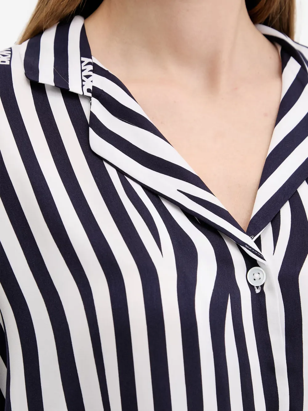 DKNY striped pyjama Blauw