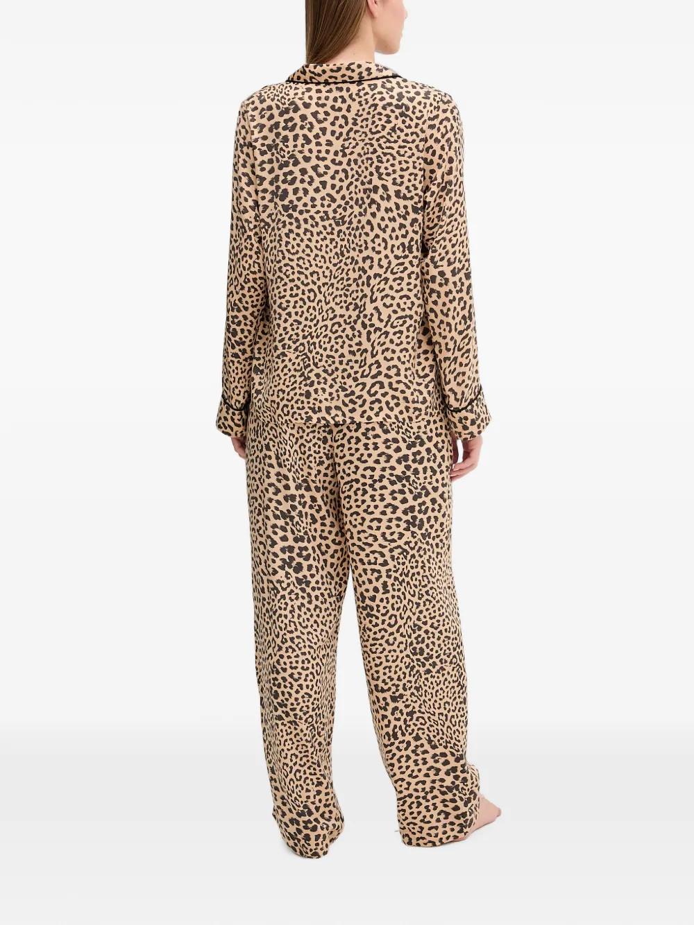 DKNY Pyjama met luipaardprint Bruin