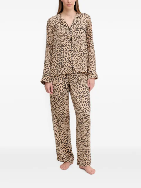 DKNY leopard-print pajamas