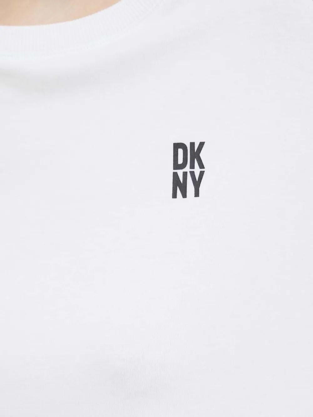 DKNY T-shirt met logoprint Wit