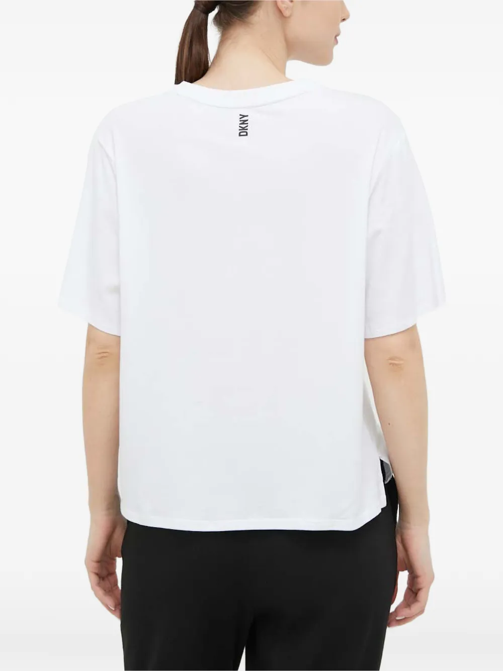 DKNY T-shirt met logoprint Wit
