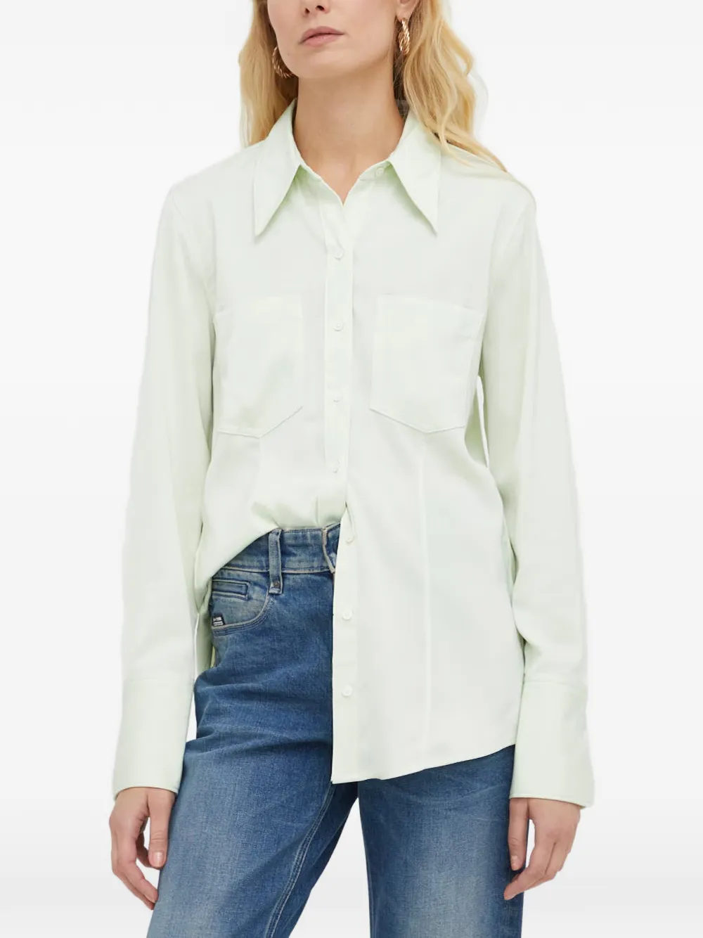 Levi's long-sleeve pocket-detail shirt