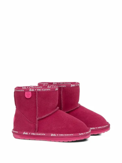 Emu Kids x Barbie™ Stinger Micro logo-tape boots