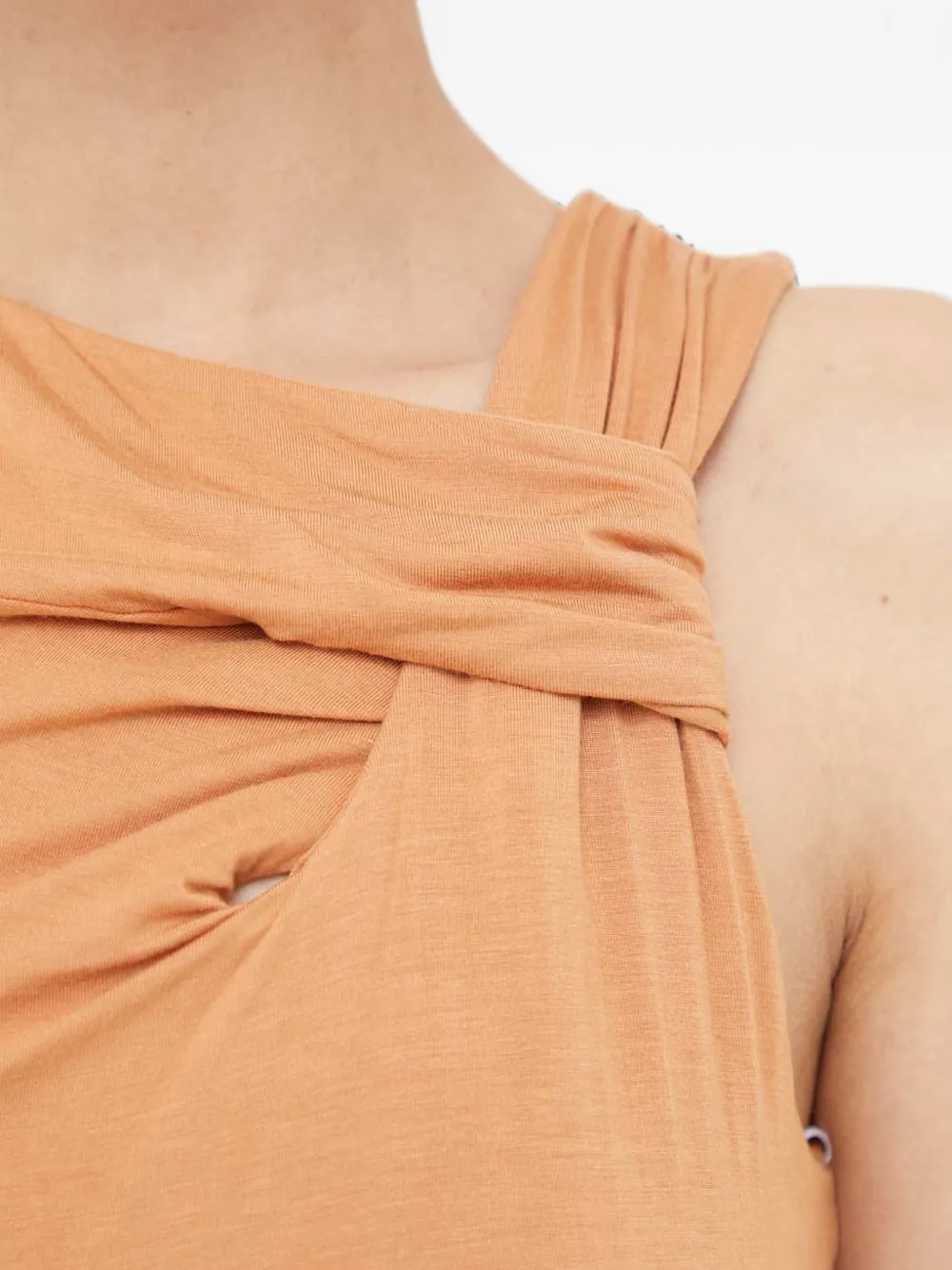 DKNY twisted sleeveless top Bruin