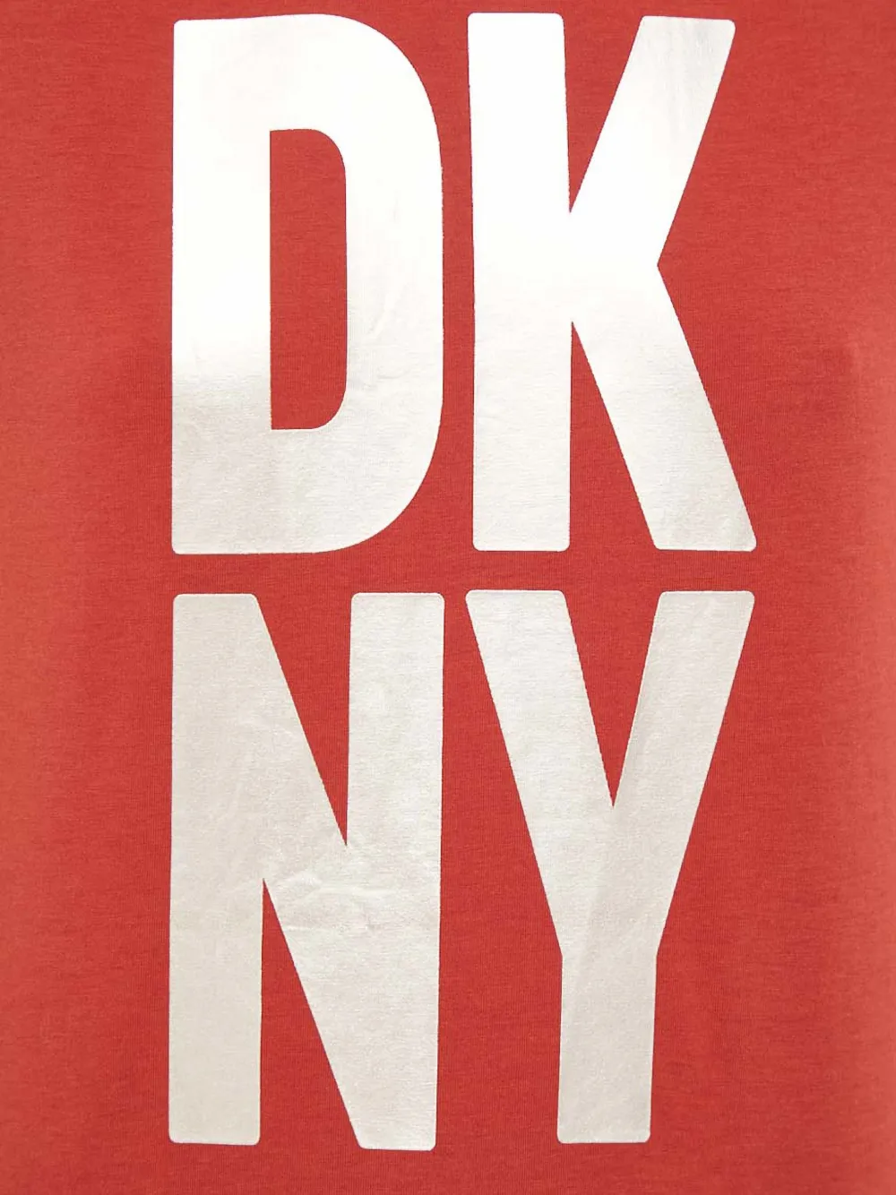 DKNY T-shirt met logoprint Rood