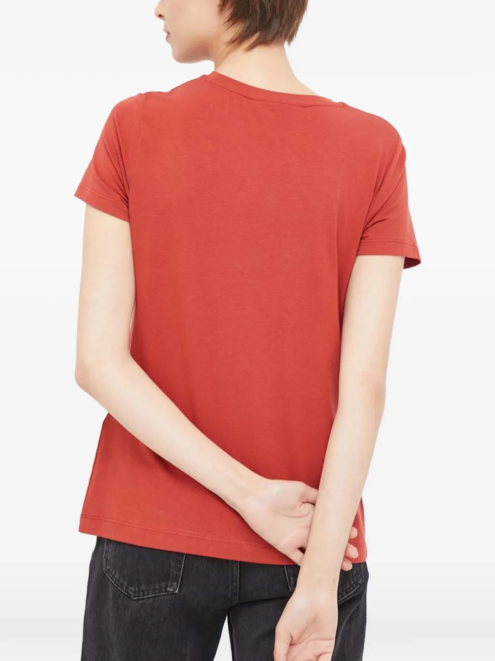 DKNY T-shirt met logoprint Rood