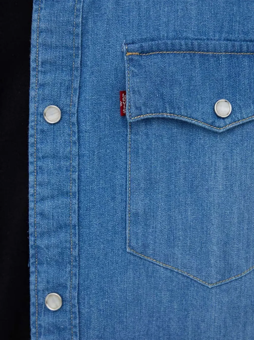 Levi's Overhemd met korte mouwen Blauw