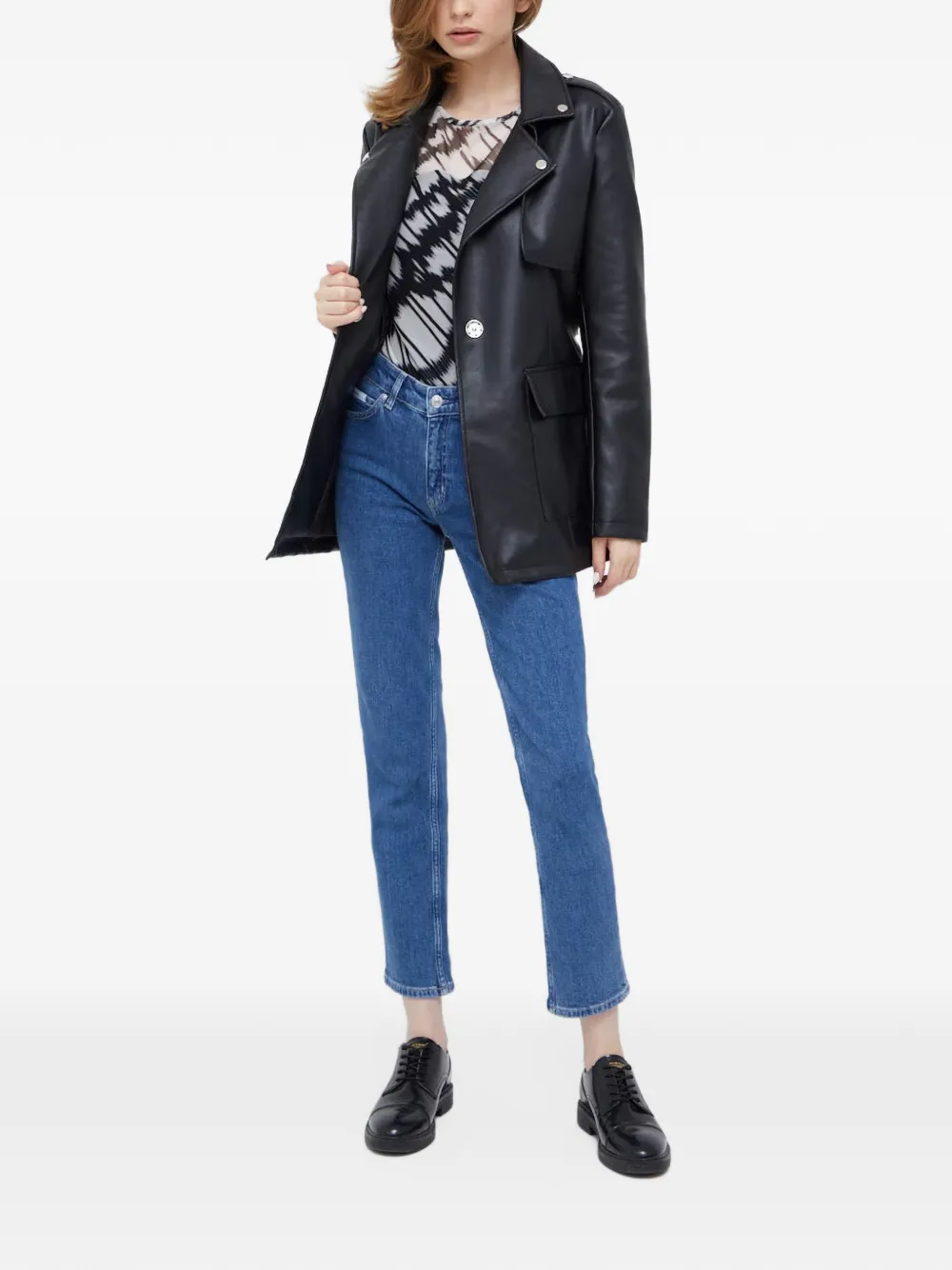 DKNY graphic-print T-shirt Wit