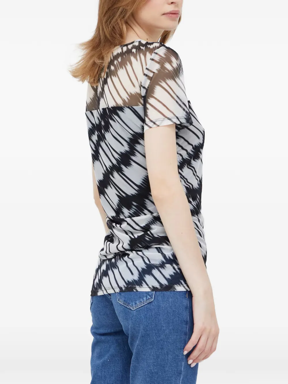 DKNY graphic-print T-shirt Wit