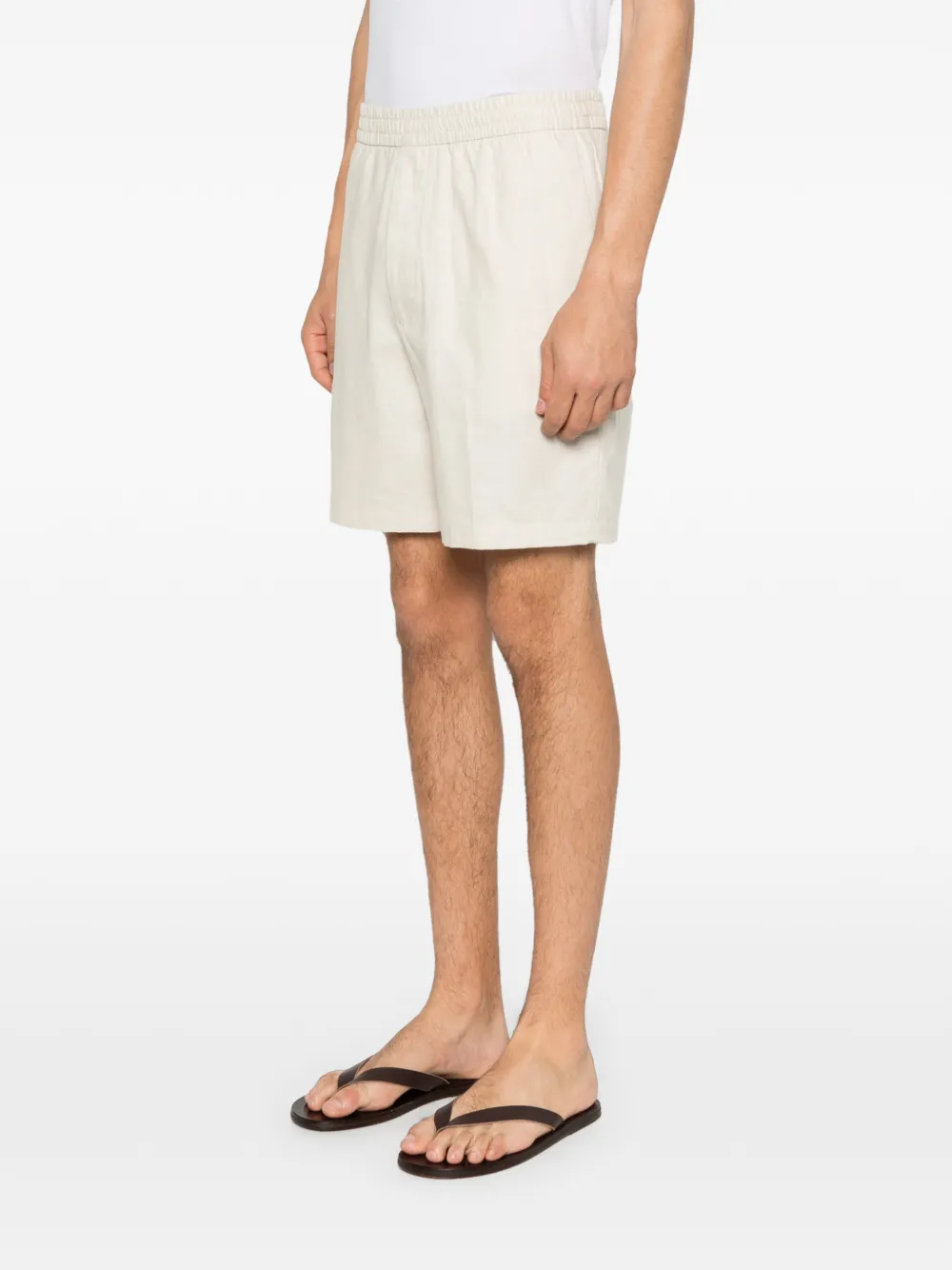 Calvin Klein Shorts met elastische tailleband Beige