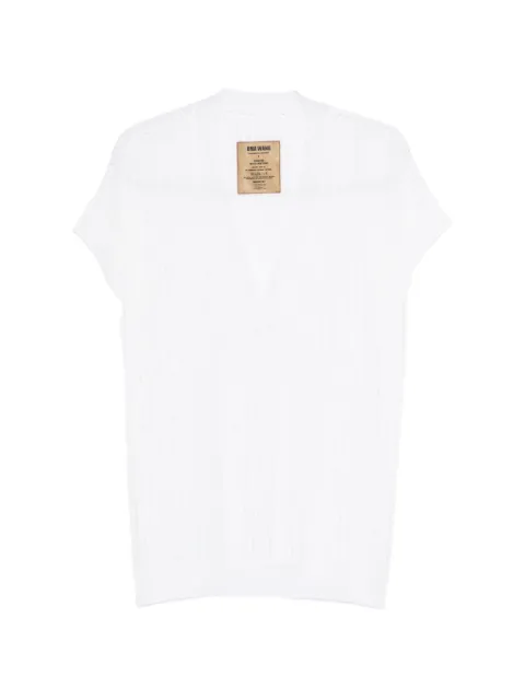 Uma Wang V-neck knitted top