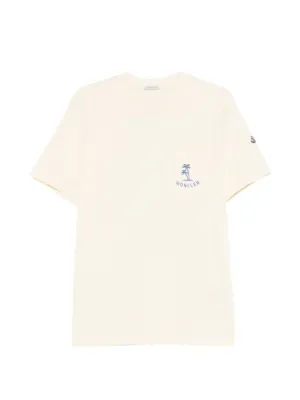 Moncler ダブルロゴ Tシャツ | ホワイト | FARFETCH JP