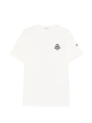 Moncler ダブルロゴ Tシャツ | ホワイト | FARFETCH JP