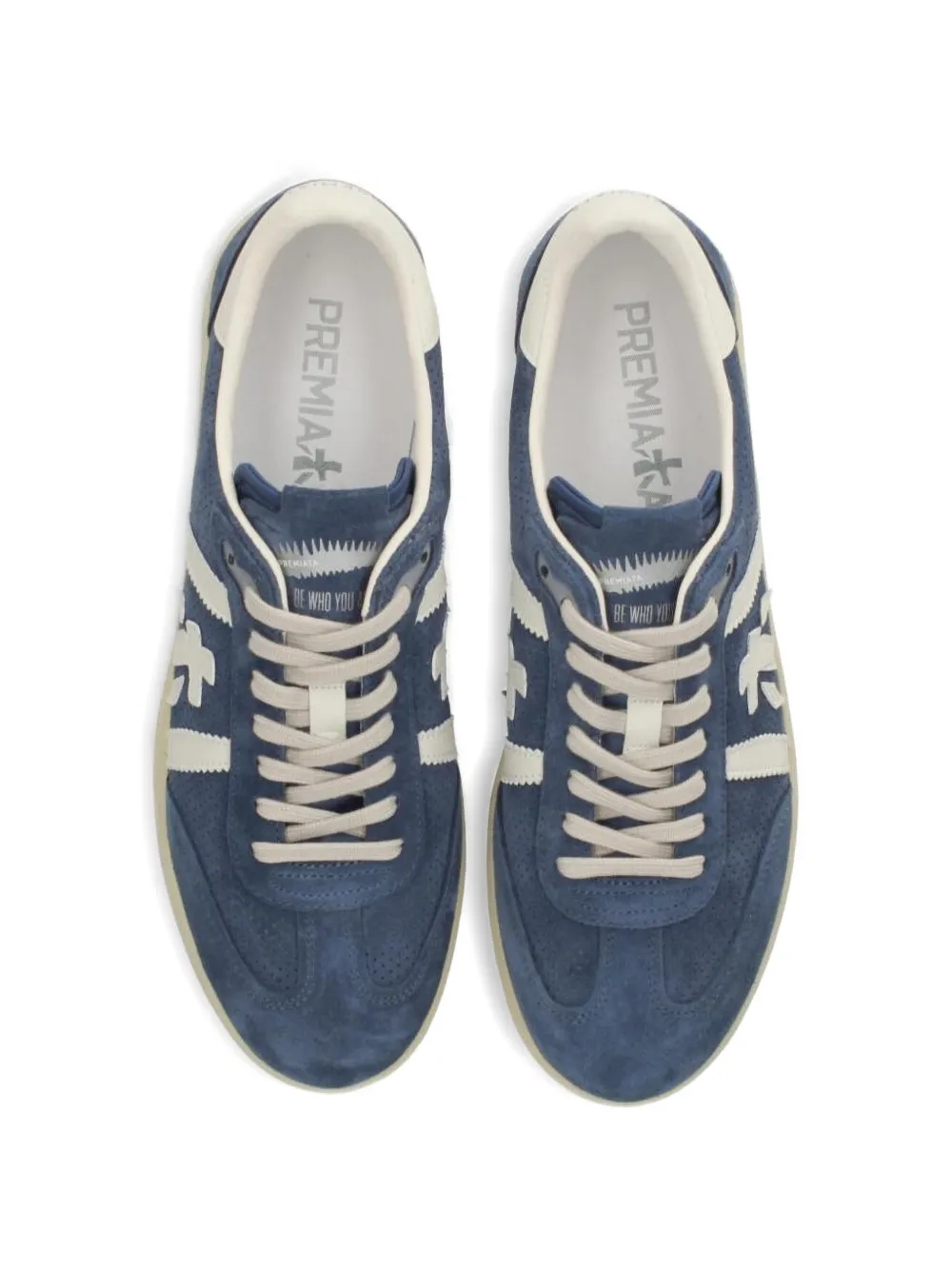 Premiata Bonnie perforated sneakers Blauw