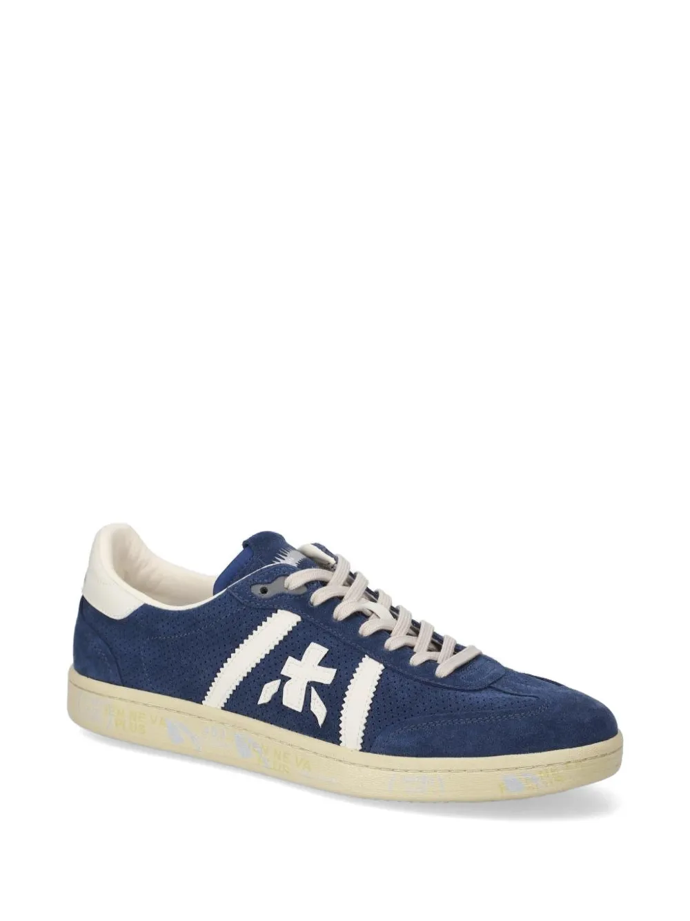 Premiata Bonnie perforated sneakers Blauw