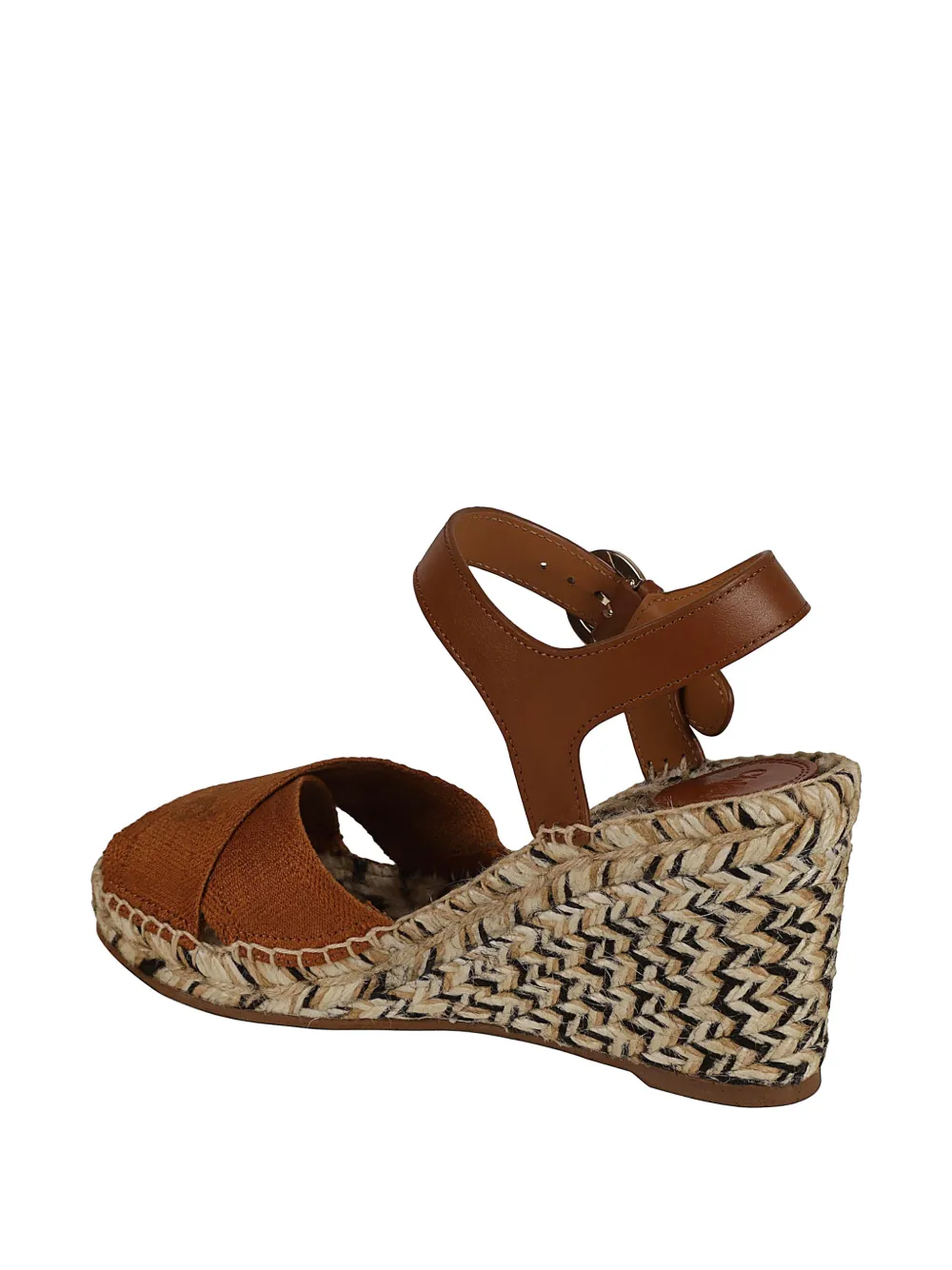 Chloé Piia crossover-strap sandals Bruin