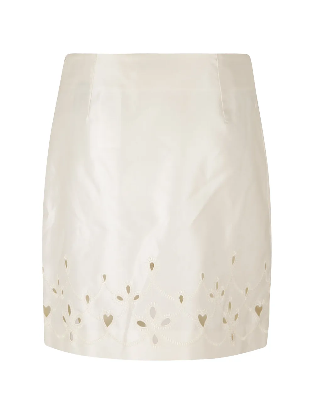  Chloé Cut-out Mini Skirt - White 