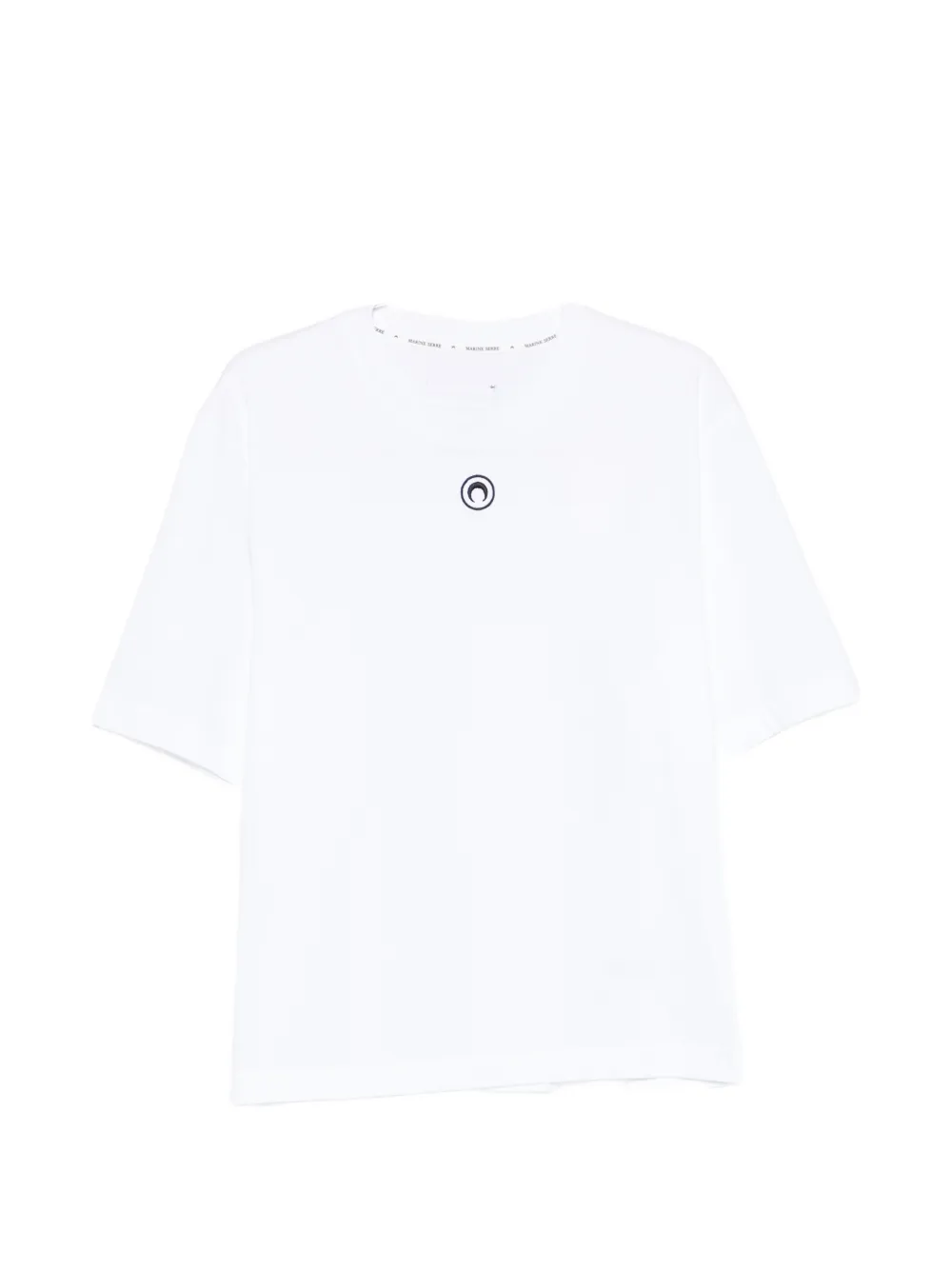 Marine Serre logo T-shirt - Bianco
