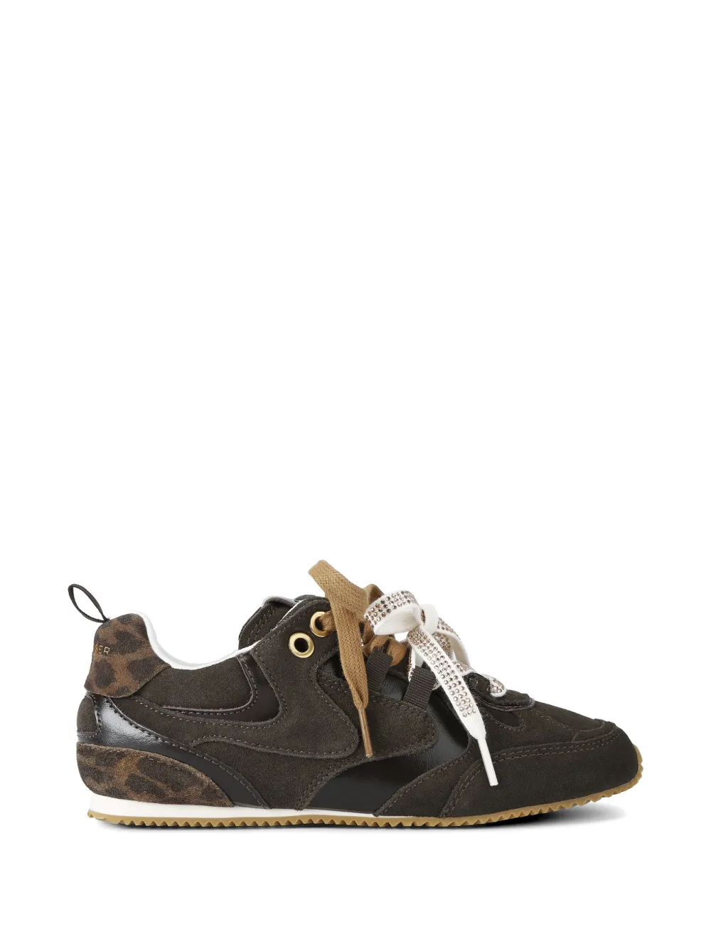 Kurt Geiger London Sneakers con stampa e cristalli - Marrone