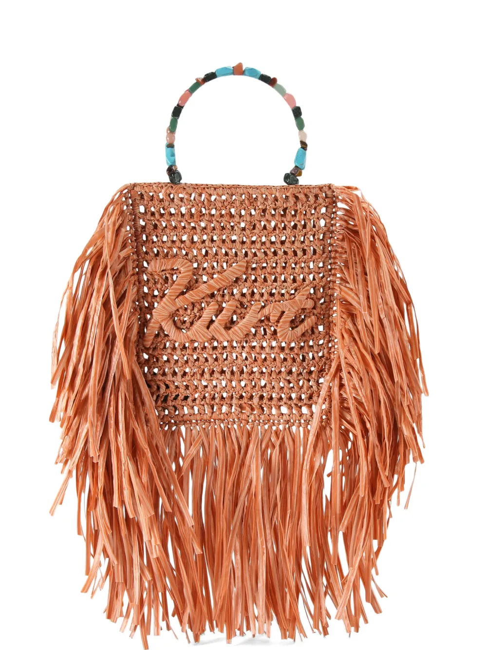 Kurt Geiger London Borsa tote Kurt Fringe mini - Arancione