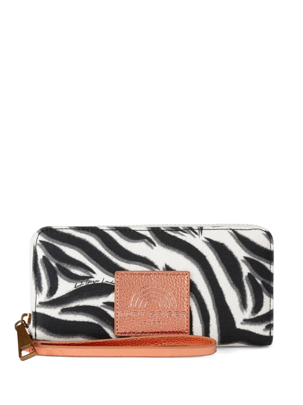 Kurt Geiger London Portafoglio Southbank con applicazione logo - Bianco