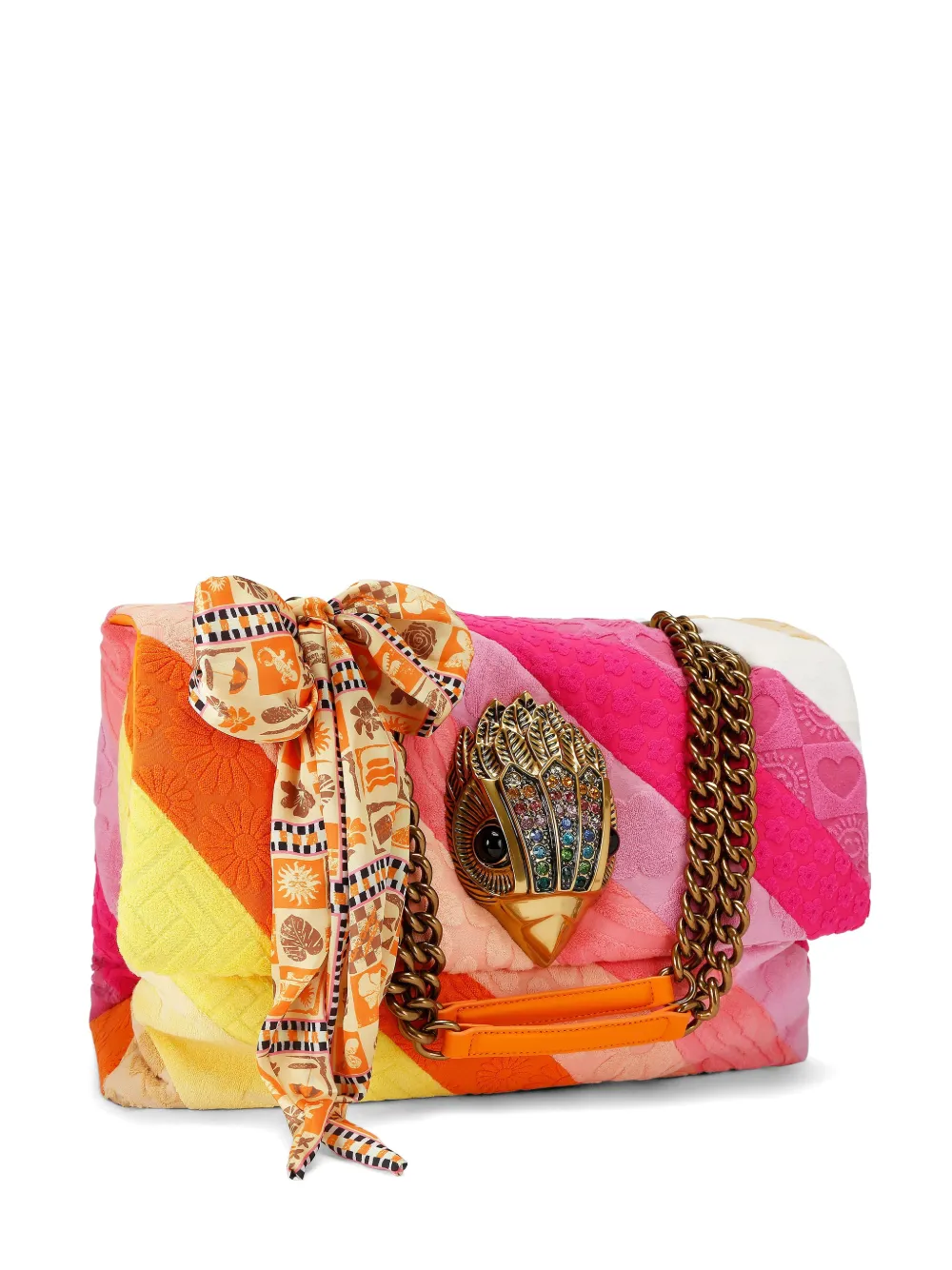 Kurt Geiger London Borsa a spalla Drench Kensington macro - Rosa