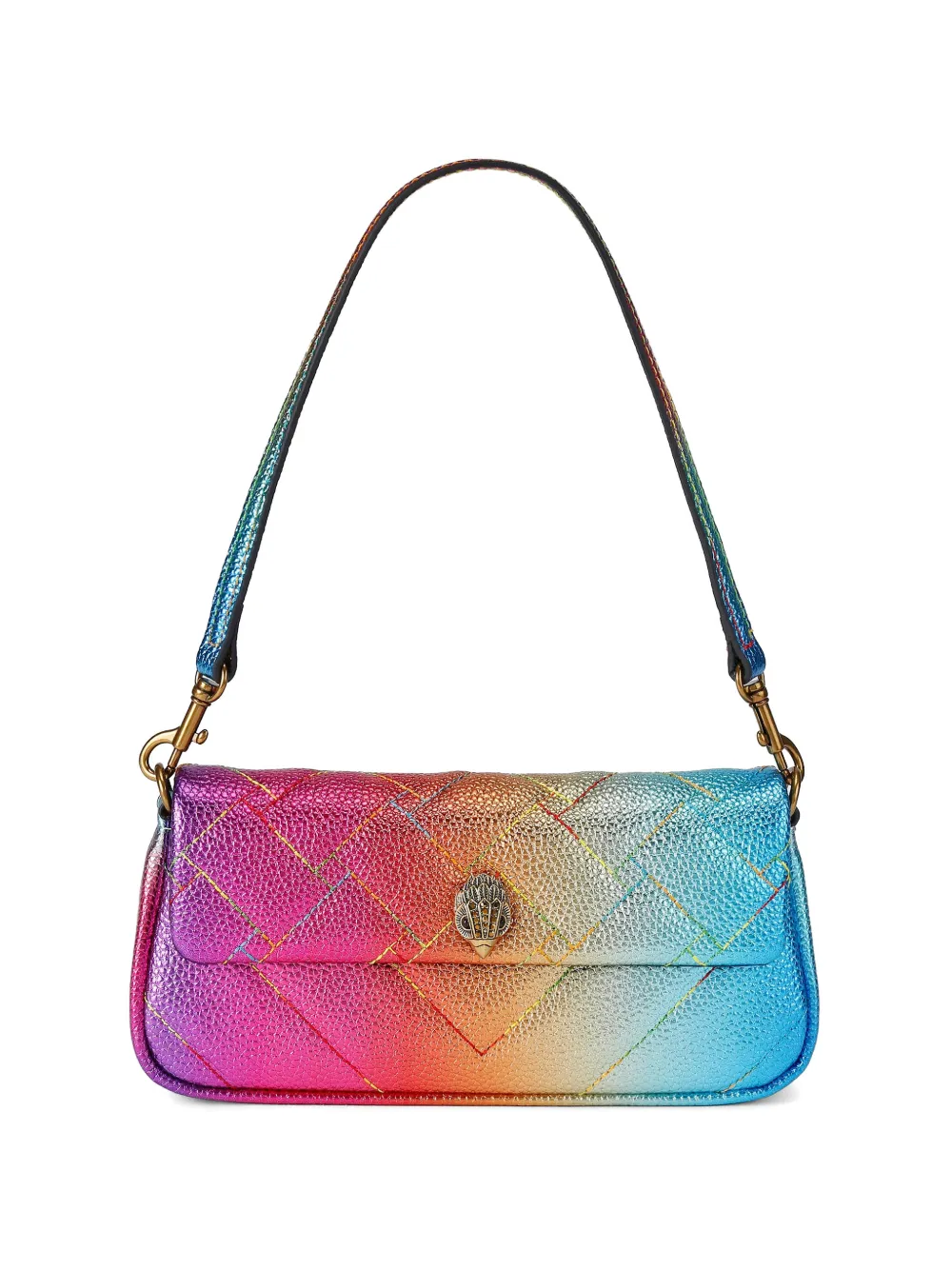 Kurt Geiger London Pickle eagle-embellishment shoulder bag - Blue