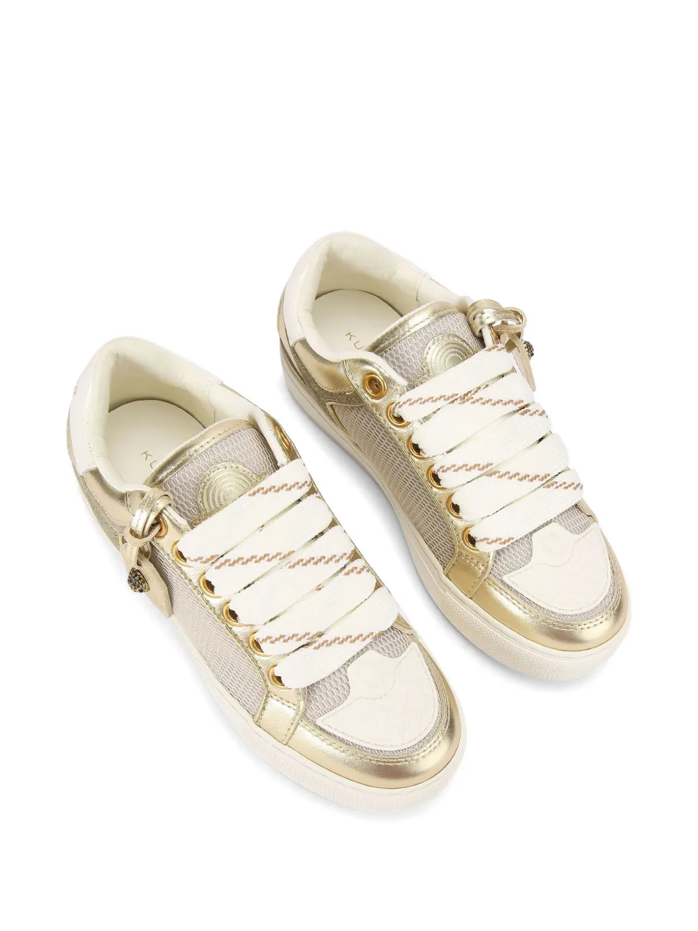 Kurt Geiger London Southbank leren sneakers Goud