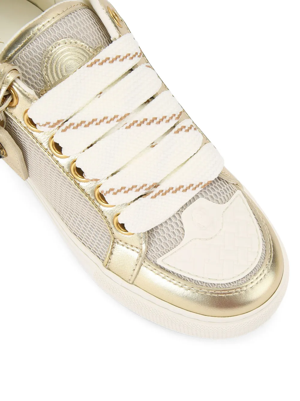 Kurt Geiger London Southbank leren sneakers Goud
