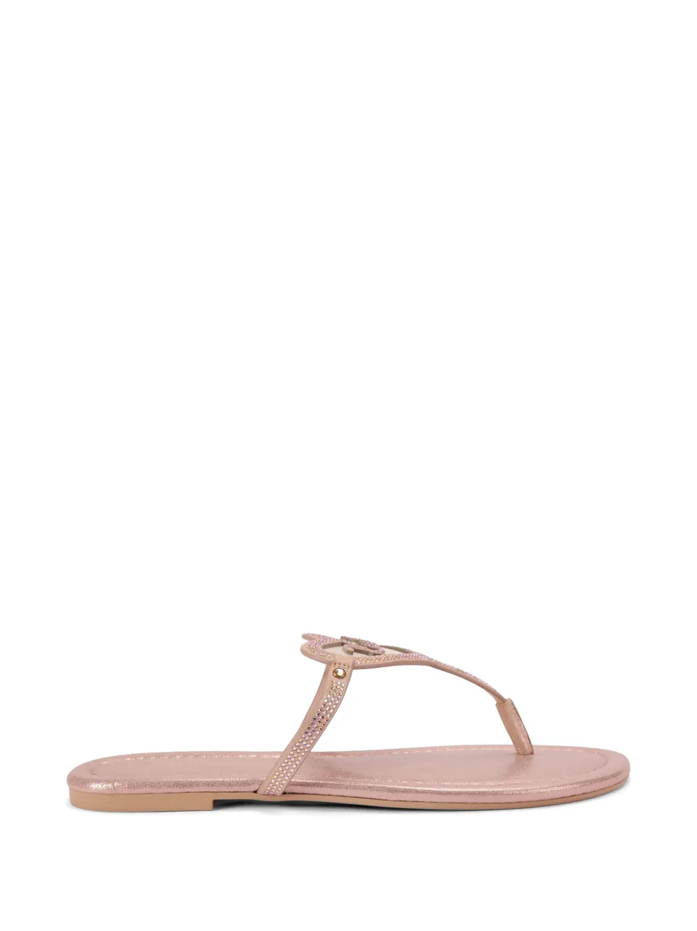 Kurt Geiger London Sandalen met kristallen hart en T-bandje Roze