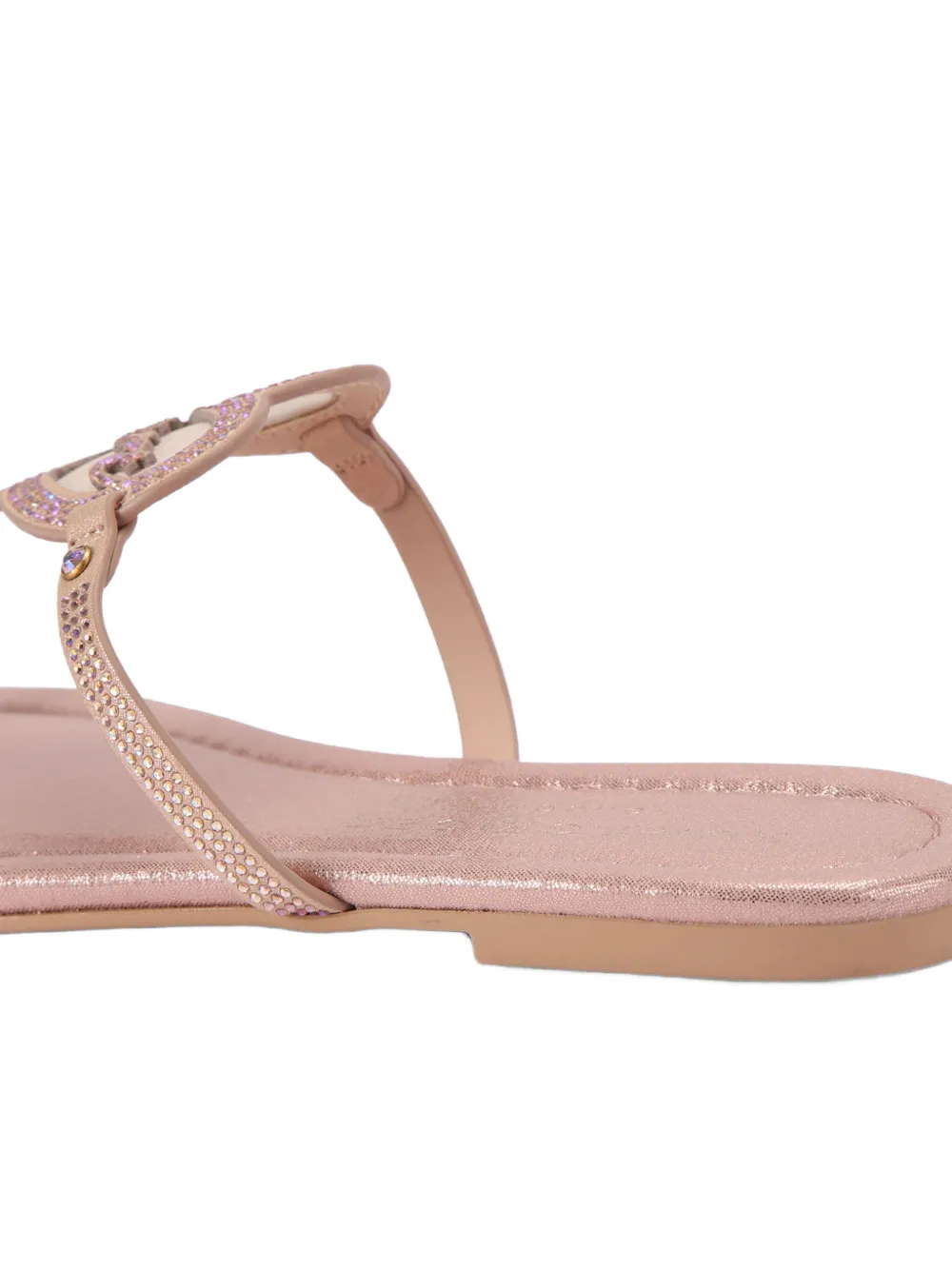 Kurt Geiger London Sandalen met kristallen hart en T-bandje Roze