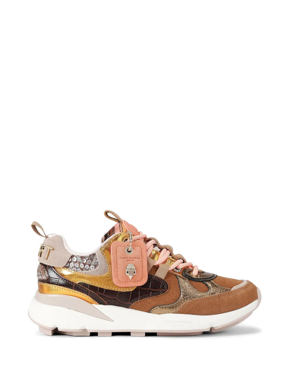Kurt Geiger London Sneakers con stampa - Marrone