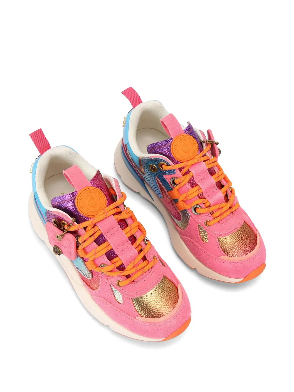 Kurt Geiger London Kurt Runner ombre metallic sneakers Roze