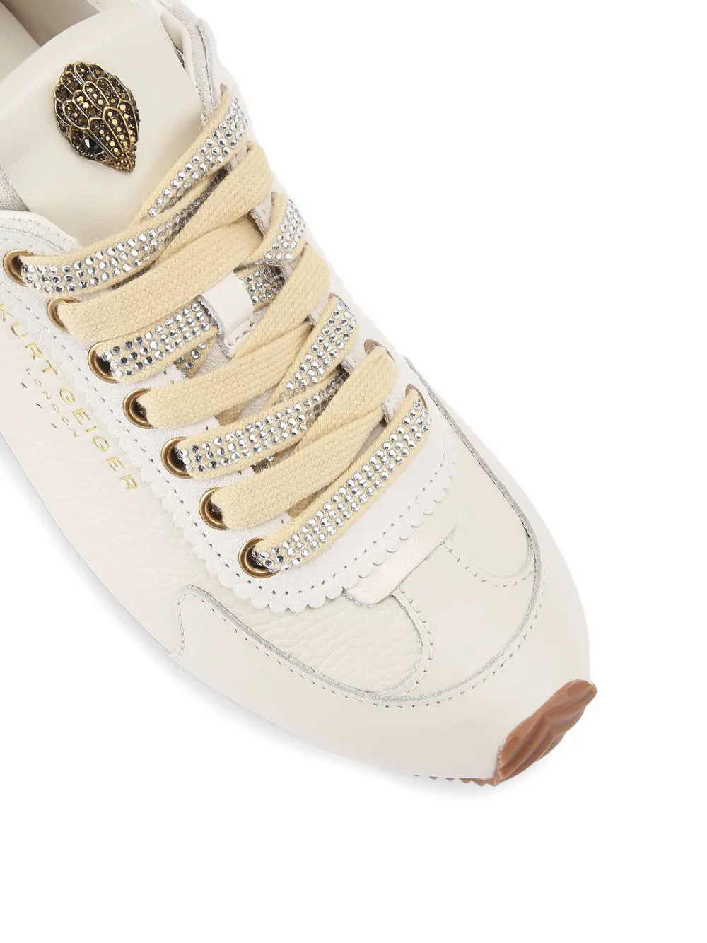 Kurt Geiger London Crystal Eagle Head sneakers Beige