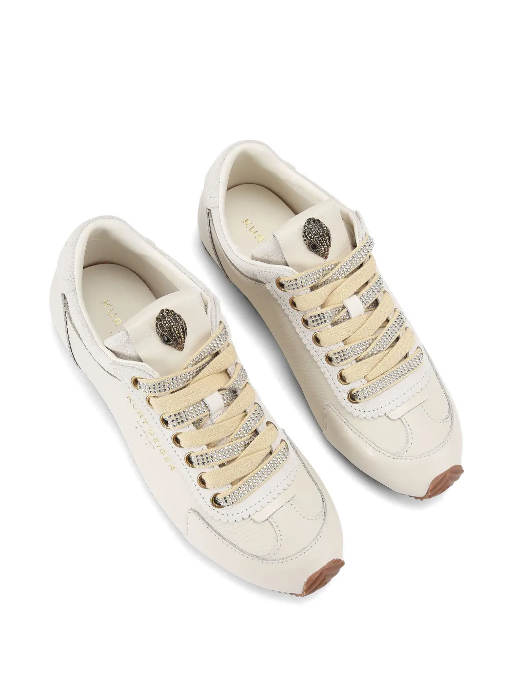 Kurt Geiger London Crystal Eagle Head sneakers Beige