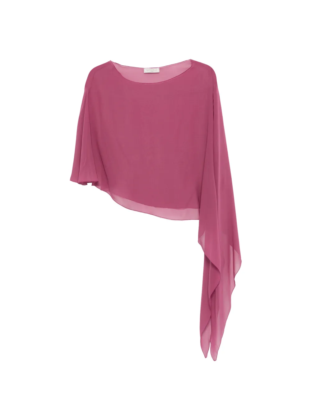 Antonelli asymmetrical scarf - Rosa