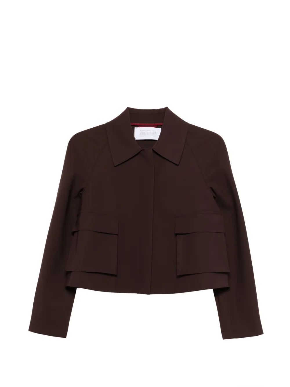 Harris Wharf London front-pocket jacket - Marrone