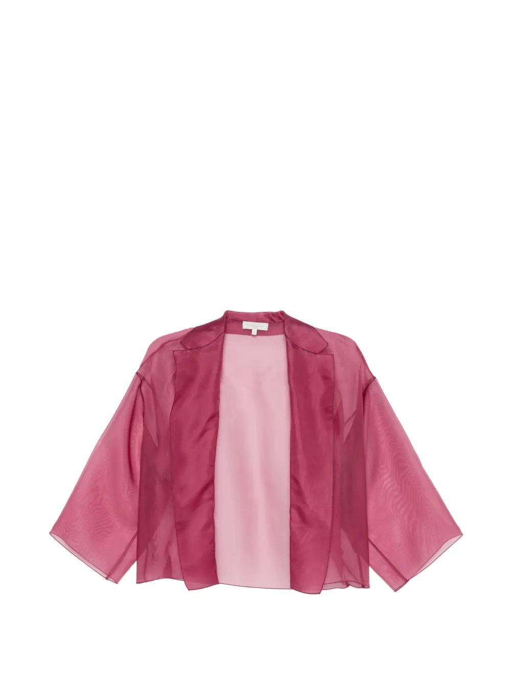 Antonelli Emma sheer silk jacket - Rosa