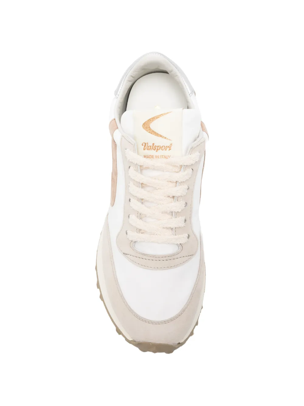 Valsport Sneakers met suède vlak Wit