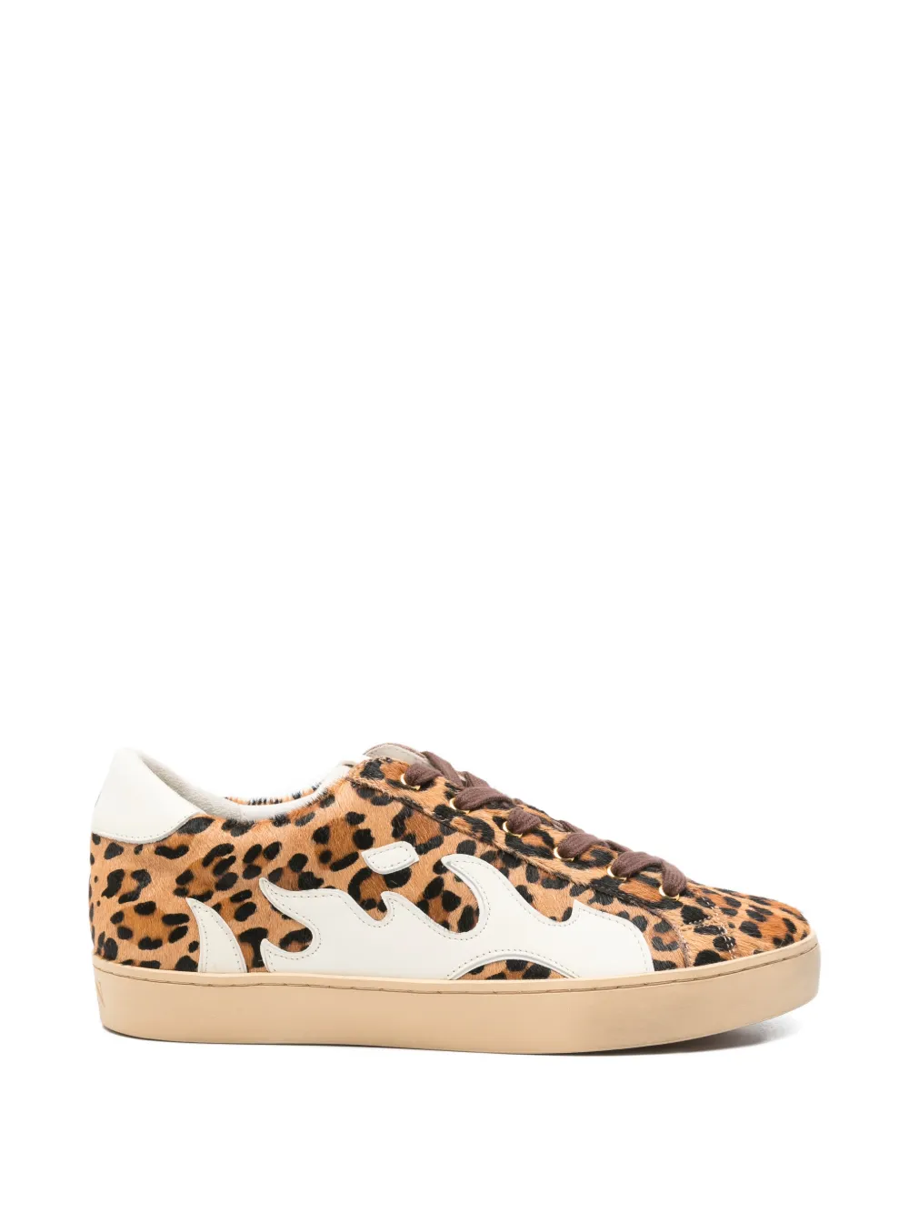 Gamin leopard-pattern sneakers