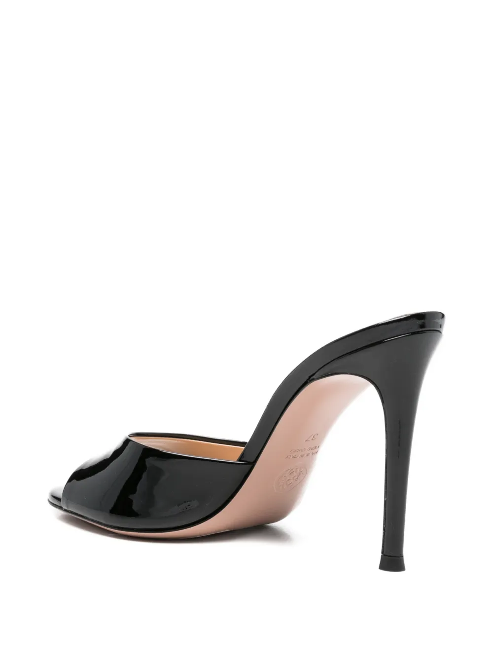 Roberto Festa Ramas sandalen met gelakte afwerking Zwart