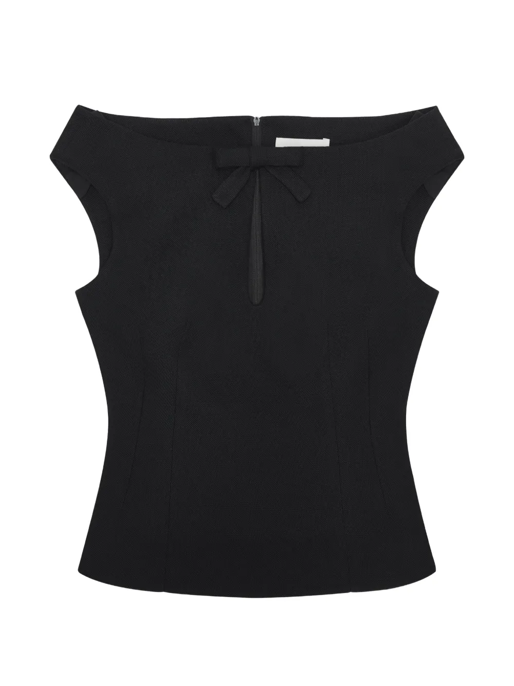 SHUSHU/TONG bow-embellishment blouse - Nero