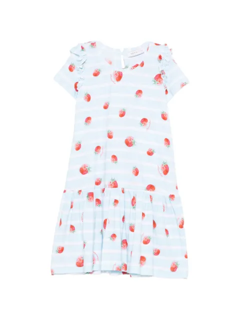 Monnalisa vestido con fresas estampadas