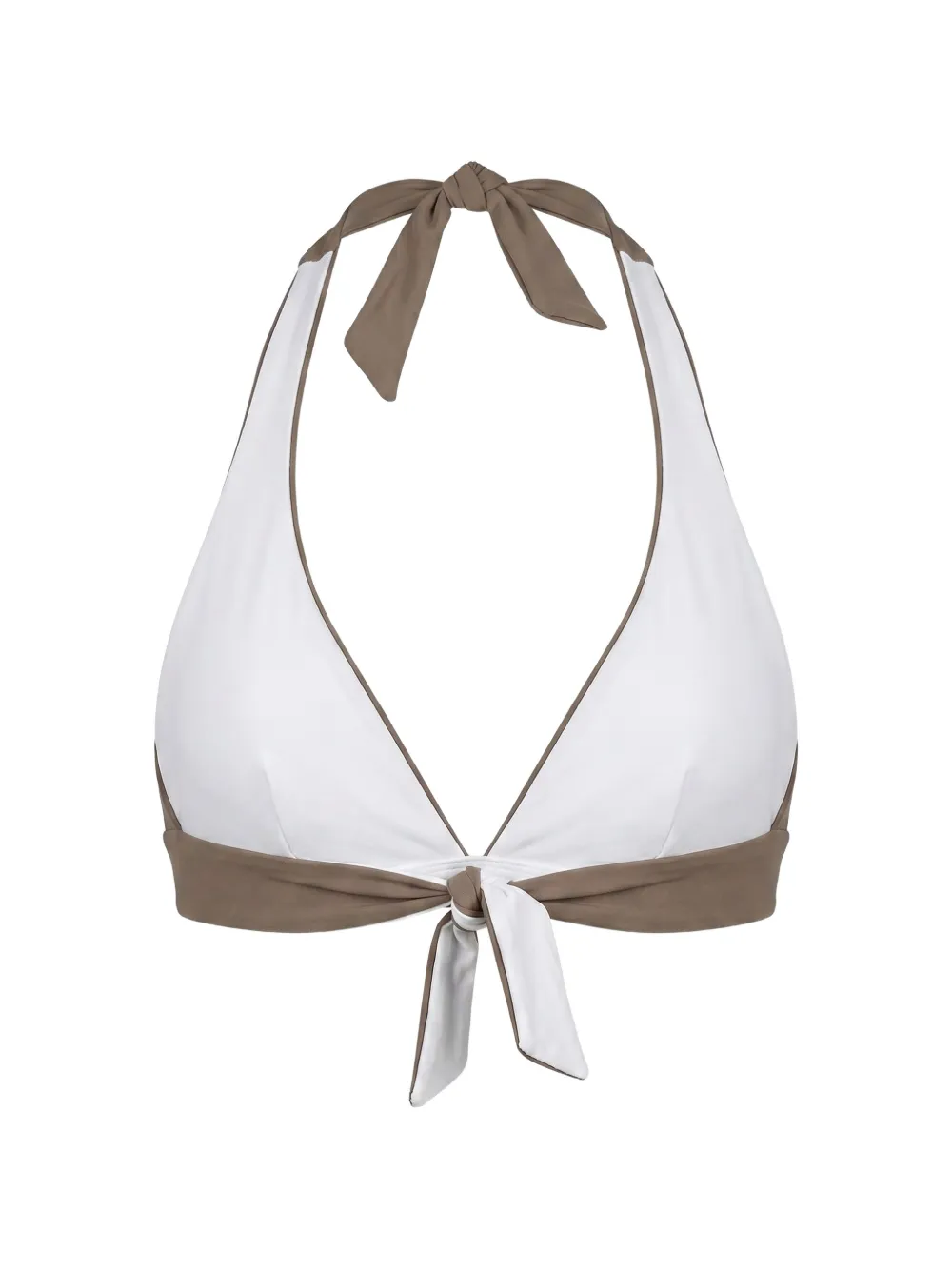 Fisico Omkeerbare halternek bikinitop Beige