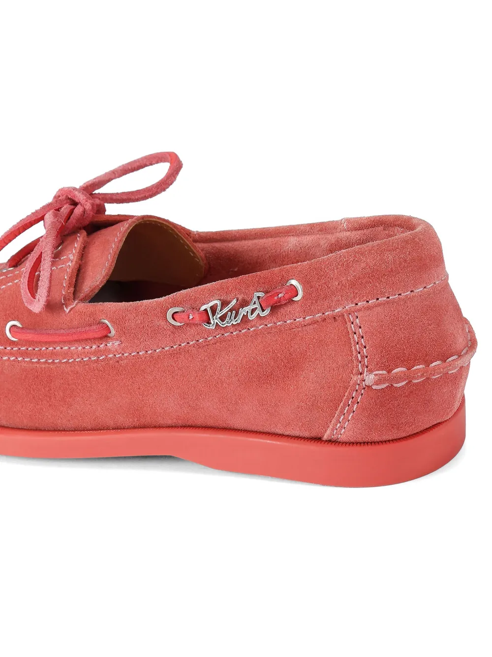 Kurt Geiger London Suède bootschoenen met strik Roze